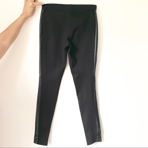 Philosophy Faux Leather Striped Leggings - Picture 2 of 3